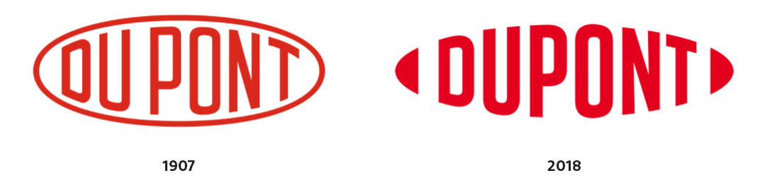 杜邦科技更換新logo設(shè)計